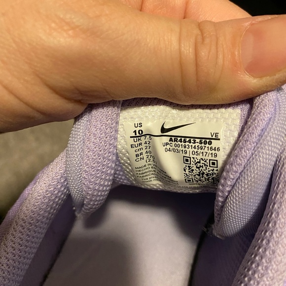 Nike Renew lavender/purple shoes - Picture 5 of 5